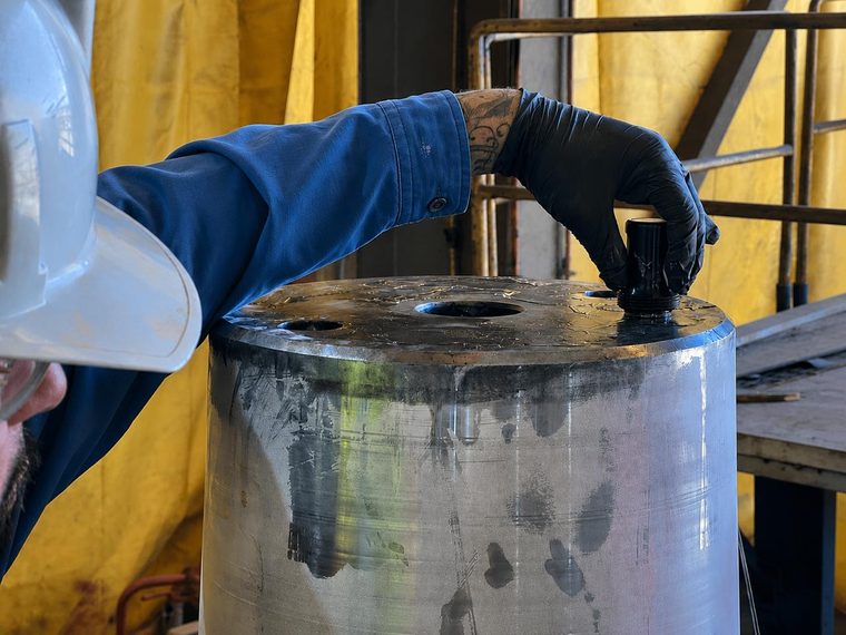 Inspección de componente en maestranza