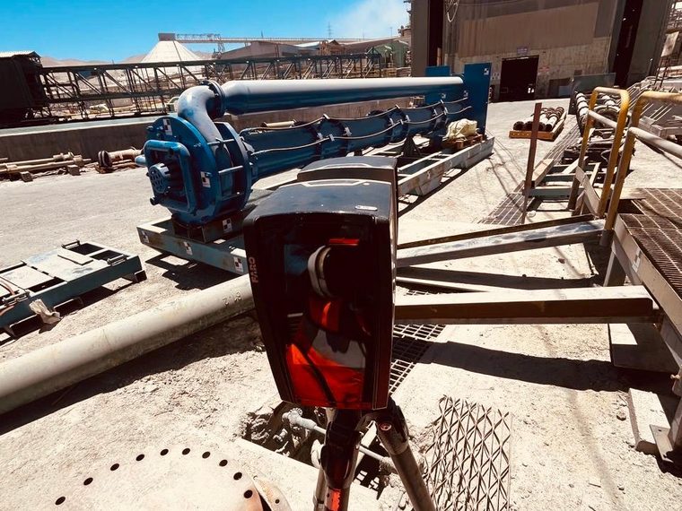 Levantamiento en planta industrial